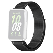 Samsung Galaxy Fit3 Correa de Nailon con Cierre de Velcro - Negro