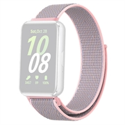 Samsung Galaxy Fit3 Correa de Nailon con Cierre de Velcro - Rosa