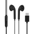 Obal:Me Auriculares USB-C con cable y micrófono - Negro