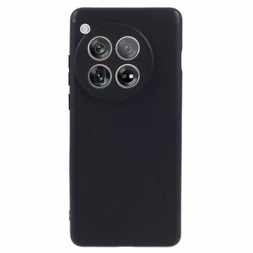 Carcasa Anti-Huellas Dactilares Mate de TPU para OnePlus 12 - Negro