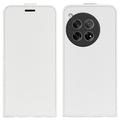 Funda con Tapa Vertical para OnePlus 12 - Blanco