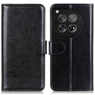 Funda con Cierre Magnético para OnePlus 12 - Estilo Cartera - Negro