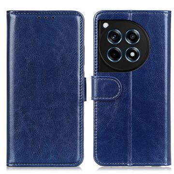 Funda con Cierre Magnético para OnePlus 12R/Ace 3 - Estilo Cartera - Azul