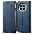 Funda con Cierre Magnético Retro para OnePlus 13 - Estilo Cartera - Azul