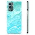 Funda de TPU para OnePlus 9 Pro - Mármol Azul