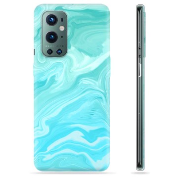 Funda de TPU para OnePlus 9 Pro - Mármol Azul