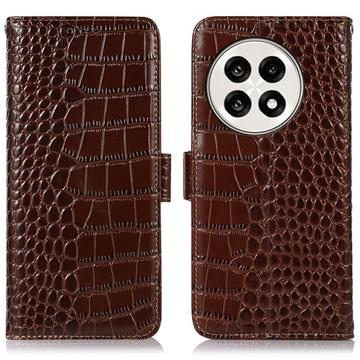 Funda Crocodile con RFID para OnePlus Ace 5/5 Pro/13R - Estilo Cartera