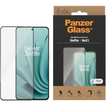 Protector de Pantalla PanzerGlass Ultra-Wide Fit para OnePlus Ace 2V/Nord 3 - Borde negro