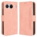 Funda Estilo Cartera Cardholder Serie para OnePlus Nord 4 - Rosa