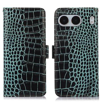 Funda Crocodile con RFID para OnePlus Nord 4 - Estilo Cartera