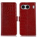 Funda Crocodile con RFID para OnePlus Nord 4 - Estilo Cartera