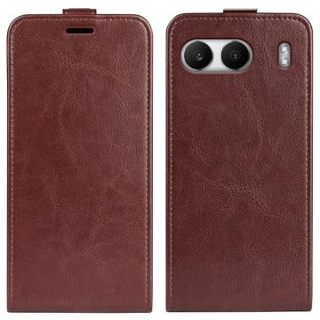 Funda con Tapa Vertical para OnePlus Nord 4 - Marrón