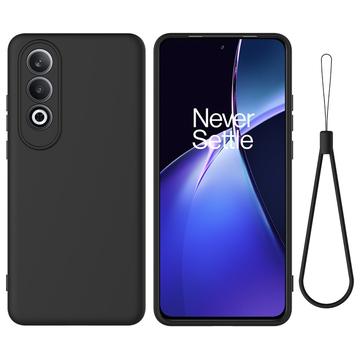 Funda de Silicona Líquida para OnePlus Nord CE4/Ace 3V - Negro