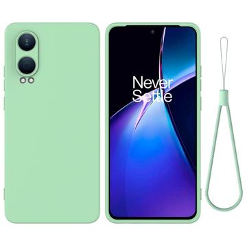 Funda de Silicona Líquida para OnePlus Nord CE4 Lite/Oppo K12x - Verde