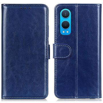 Funda con Cierre Magnético para OnePlus Nord CE4 Lite/Oppo K12x - Estilo Cartera - Azul