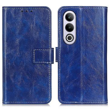 Funda de cartera con cierre magnético para OnePlus Nord CE4/Oppo K12 - Azul Oscuro