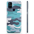 Funda de TPU para OnePlus Nord N10 5G - Camuflaje Azul