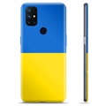 Funda TPU con bandera de Ucrania para OnePlus Nord N10 5G - Amarillo y azul claro