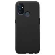 Carcasa de TPU Anti-Huellas Dactilares Mate para OnePlus Nord N100 - Negro