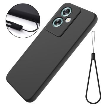 Funda de Silicona Líquida para OnePlus Nord N30 SE - Negro