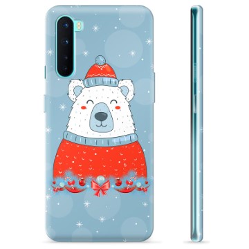 Funda de TPU para OnePlus Nord - Oso de Navidad