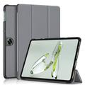 Funda Inteligente de Tres Pliegues para OnePlus Pad Go/Oppo Pad Air2 - Gris