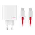 Adaptador de corriente OnePlus SuperVOOC 80W Dual Ports GaN 5461100597 - Blanco