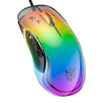 Onikuma CW925 RGB Ratón con cable para juegos - Colores Vivos