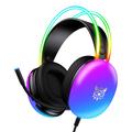 Onikuma X25 RGB Auriculares con cable para juegos - Negro