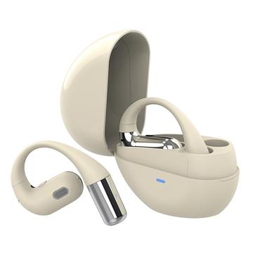 Auriculares Bluetooth abiertos con reducción de ruido F15 - Beige