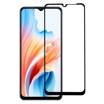 Protector de Pantalla de Cristal Templado para Oppo A59 - Borde Negro