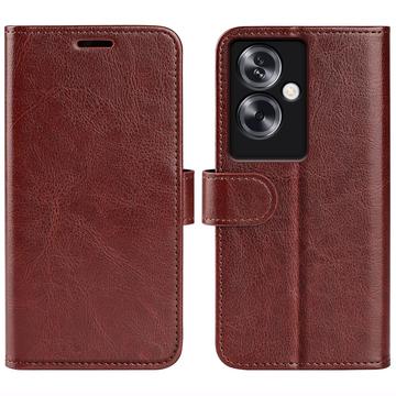 Funda con Cierre Magnético para Oppo A79/A2 - Estilo Cartera - Marrón