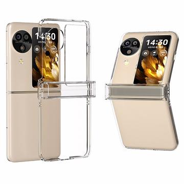 Carcasa de Plástico para Oppo Find N3 Flip - Transparente