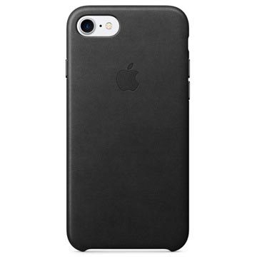 Carcasa de Cuero Apple MQH92ZM/A para iPhone 7 / iPhone 8 - Negro