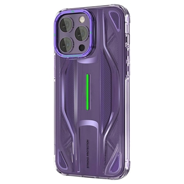 Funda de TPU Kingxbar PQY Supercar para iPhone 14 Pro Max - Púrpura