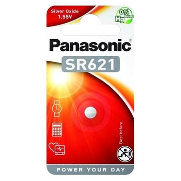 Batería de óxido de plata Panasonic 364/SR621SW - 1.55V