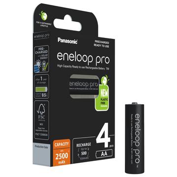 Panasonic Eneloop Pro BK-3HCDE/4BE Pilas recargables AA 2500mAh - 4 uds.