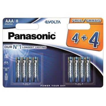 Pilas alcalinas Panasonic Evolta LR03/AAA - 8 uds.