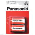 Batería de Zinc-Carbono Panasonic R14/C - 2 piezas - 1.5V