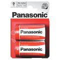 Pilas de Zinc Carbono Panasonic R20/D - 2 uds.