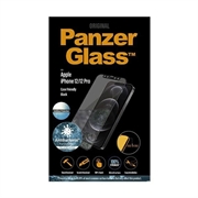 PanzerGlass E2E Case Friendly Protector de Pantalla para iPhone 12/12 Pro - Borde Negro