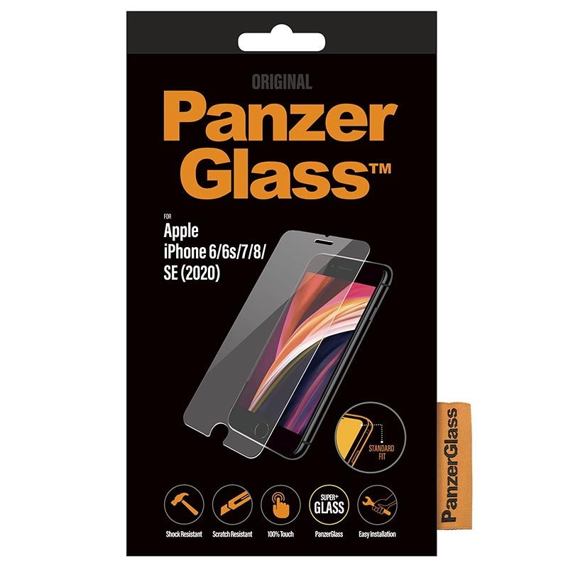 Vidrio Protector Pantalla iPhone SE 2020 - 2022 transparente + kit