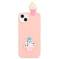 Carcasa de TPU 3D Cartoon para iPhone 14 Plus - Helado