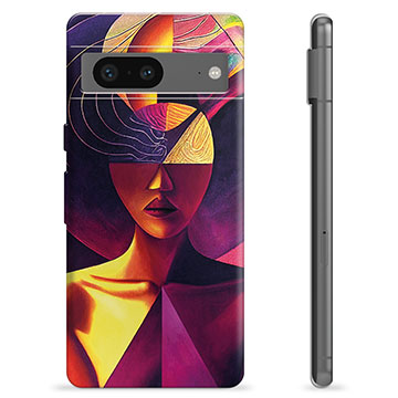 Funda de TPU para Google Pixel 7 - Retrato Cubista