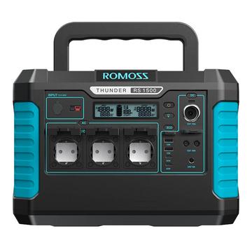 Central Eléctrica Portátil Romoss RS1500 Thunder Series 1500W, 1328Wh