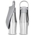 Cantimplora portátil de acero inoxidable para perros - 750ml - Gris