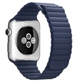 Corea de Cuero Premium para Apple Watch Series 5/4/3/2/1 - 44mm, 42mm - Azul