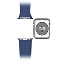 Corea de Cuero Premium para Apple Watch Series 5/4/3/2/1 - 44mm, 42mm - Azul