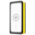 Power Bank Solar/Cargador Inalámbrico Psooo PS-406 - 20000mAh - Amarillo