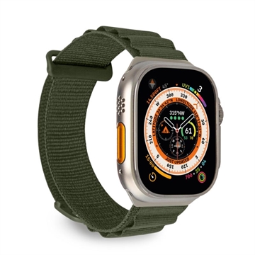 Correa Apple Watch Ultra 2/Ultra/10/9/8/SE (2022)/7/SE/6/5/4/3/2/1 Puro Extreme - 49mm/46mm/45mm/44mm/42mm - Verde militar